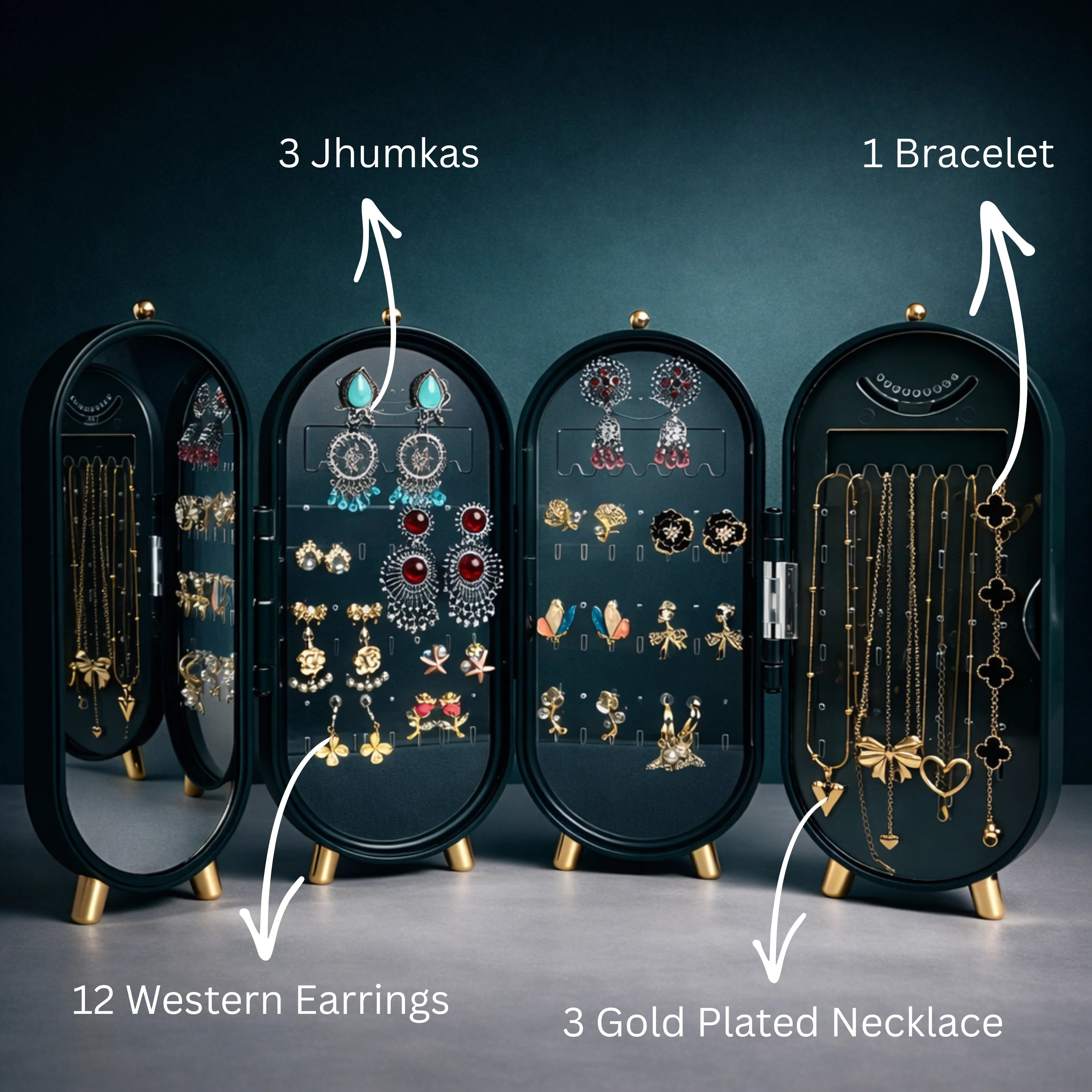 3 Fold Premium Jewellery Gift Box
